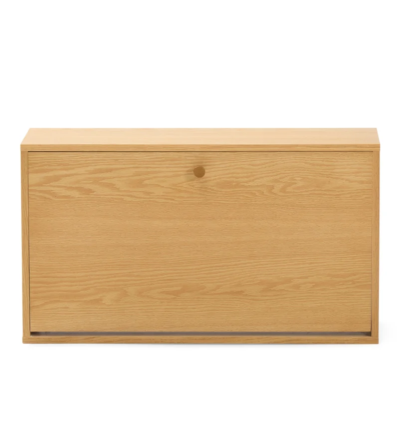 Berto – Wandschuhschrank aus Eiche, 76 x 24 x 43 cm