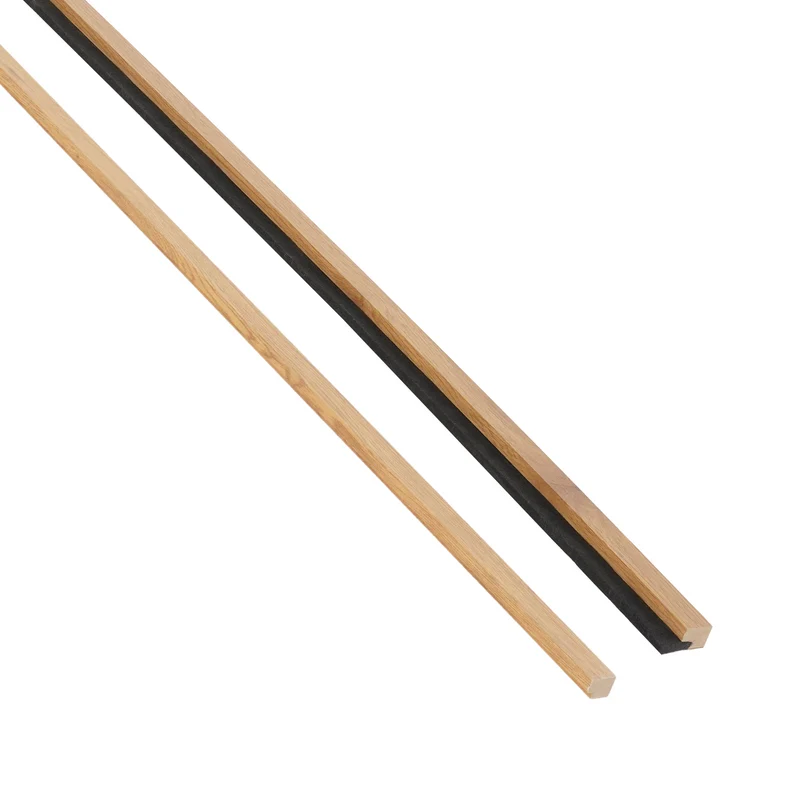 Abschlussleisten für Akustikpaneele in Eichenfurnier 3000×45×18 mm – Rechts & Links (2 Stück)