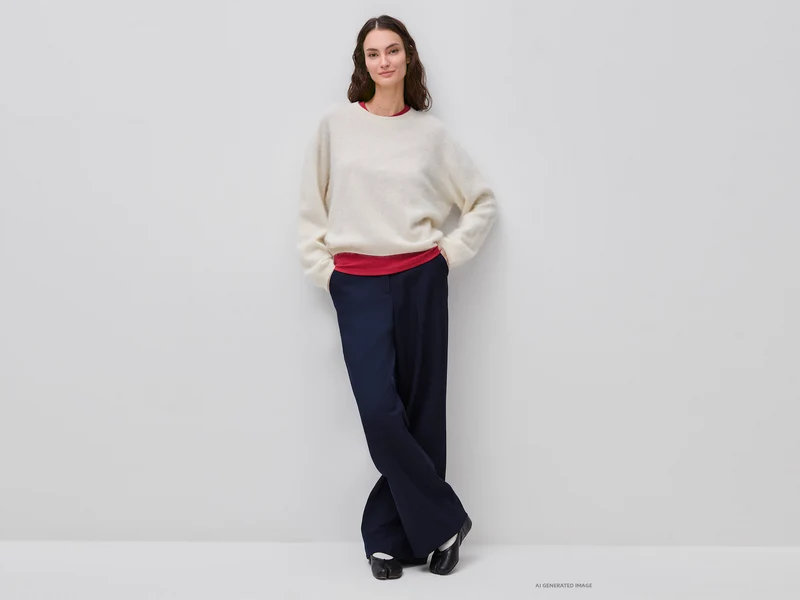 Oversized-Pullover aus Wolle, Kaschmir und Seide