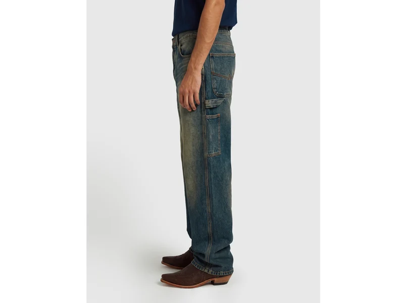 Carpenter-Fit Vintage-Waschung Jeans
