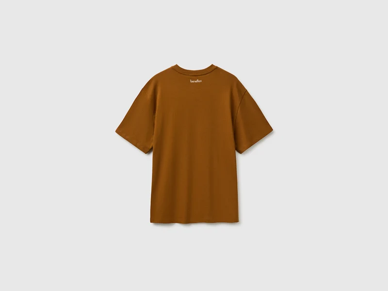 T-Shirt in Relaxed-Fit mit Aufdruck aus Bio-Baumwolle
