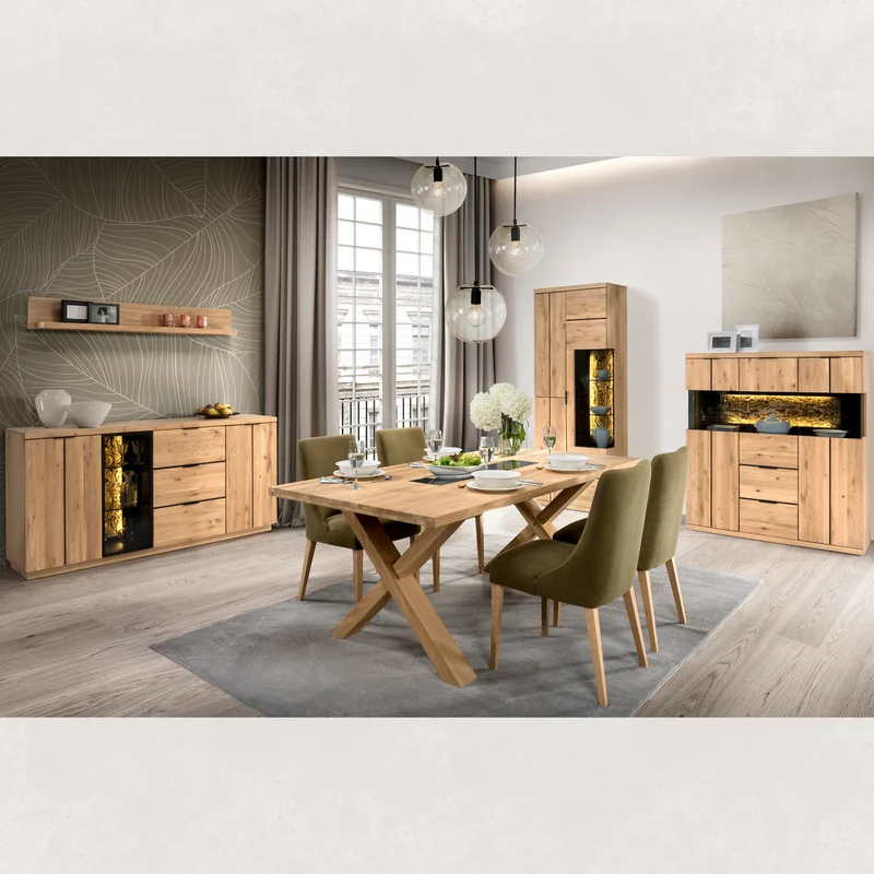 Fester Esstisch aus Eichenholz NAPOLI 40 | LoftStory