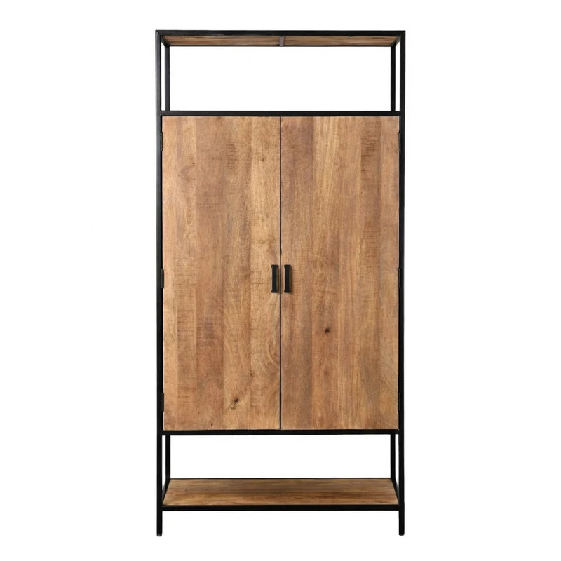 Hochschrank Mango massiv Metall - Sturdy