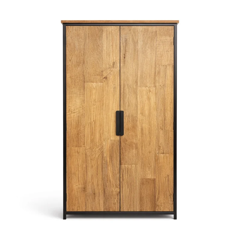 Schrank Teakholz Metall - Tomar