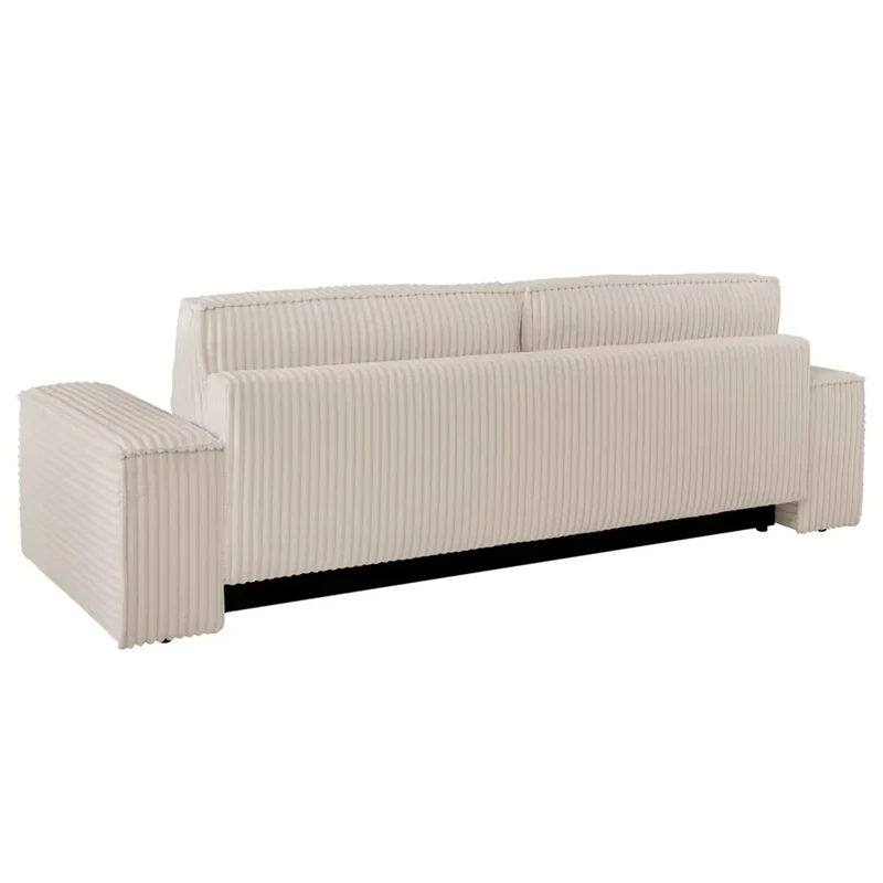 3-Sitzer Schlafsofa Breitcord Creme - Finnley