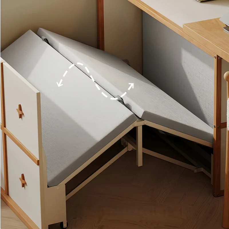 Murphy-Schrankbett mit drehbarem Schreibtisch