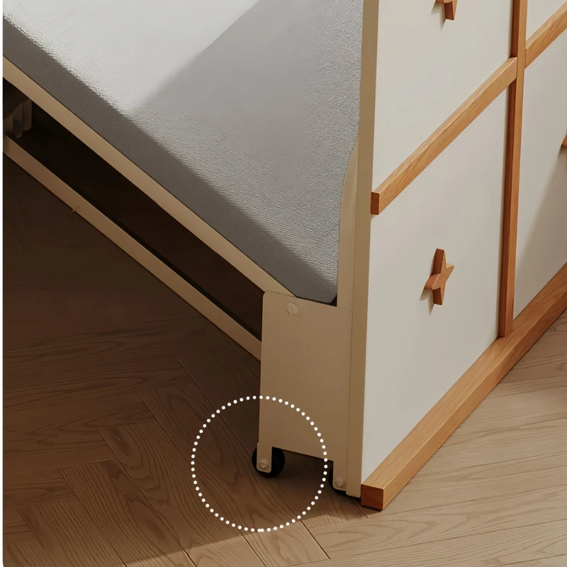 Murphy-Schrankbett mit drehbarem Schreibtisch