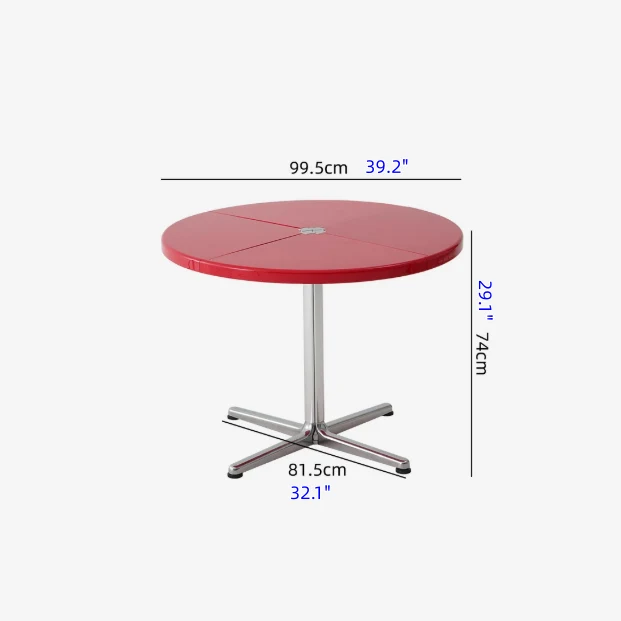 Runder Klapptisch