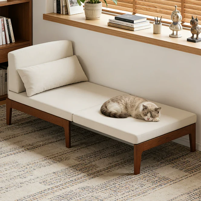 Verwandelbares Futon-Tagesbett aus Massivholz