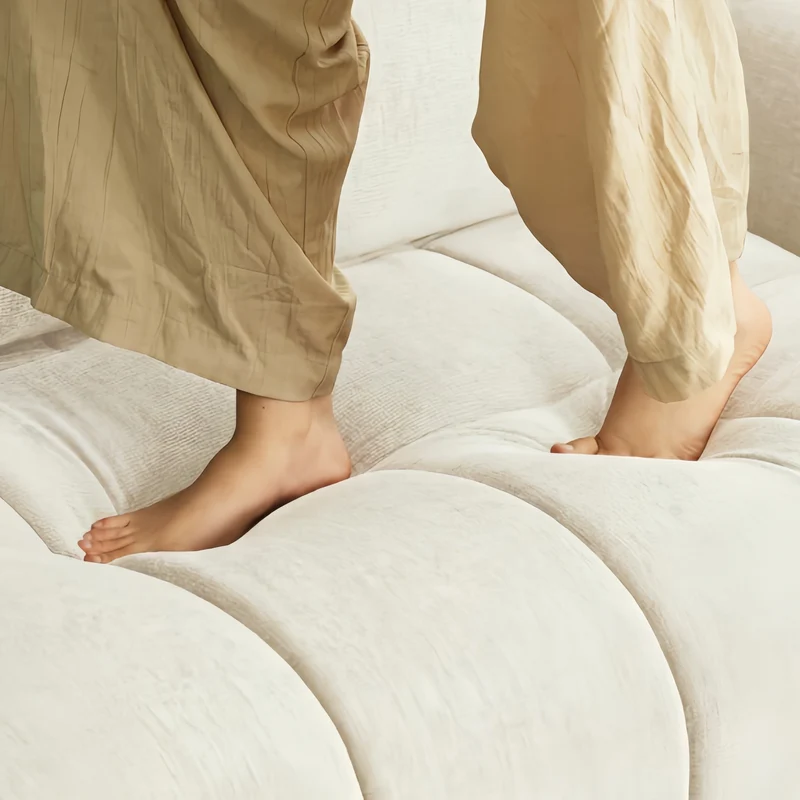 CITRUS 3-in-1 Mikrofaser-Wildleder-Samt-Schlafsofa