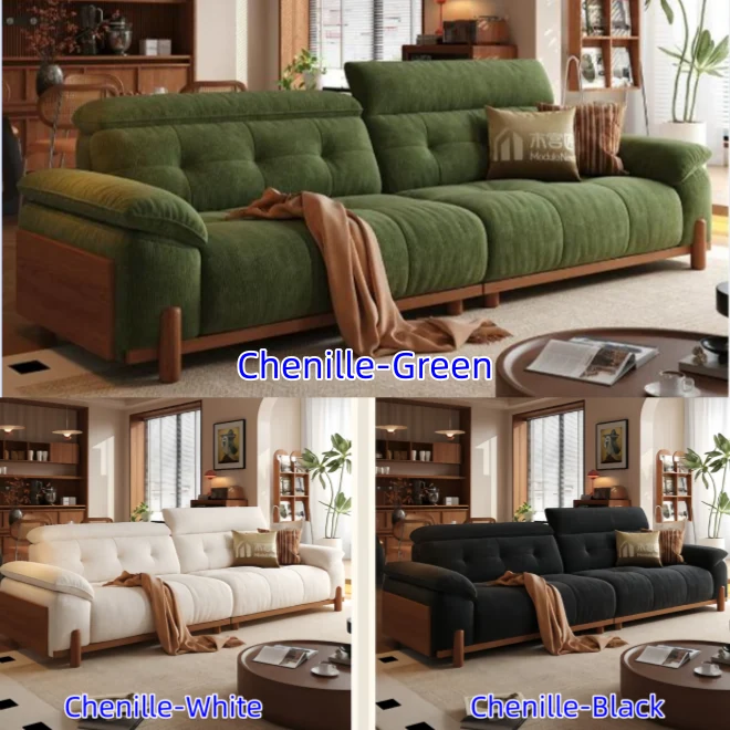 CITRUS 3-in-1 Mikrofaser-Wildleder-Samt-Schlafsofa
