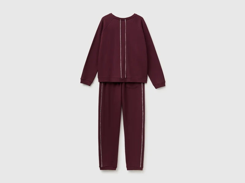 Pyjama aus 100 % Baumwolle mit Wabenmuster