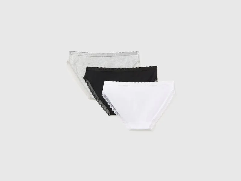 Zwei Slips aus Baumwolle und Modal