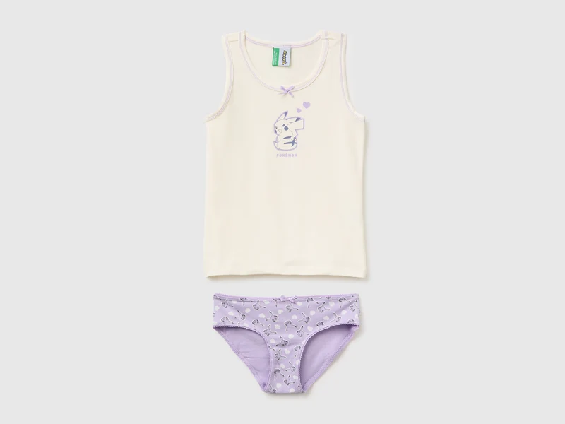 Pokémon-Tanktop und Slip-Set