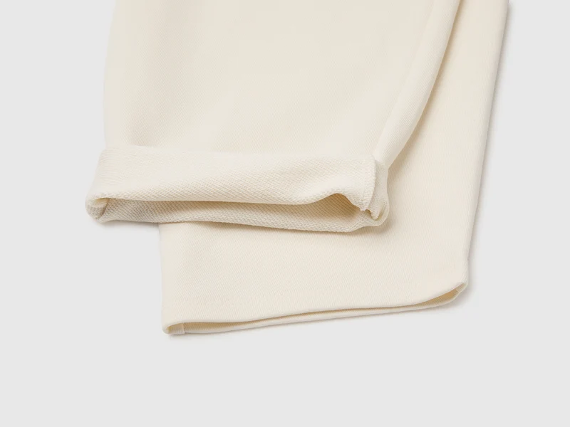 Jogginghose aus Fleece mit zylinderförmiger Passform