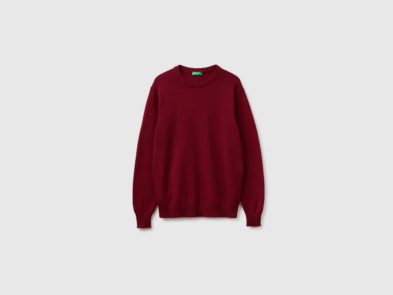 Rundhals-Pullover aus Woll-Kaschmir-Mix