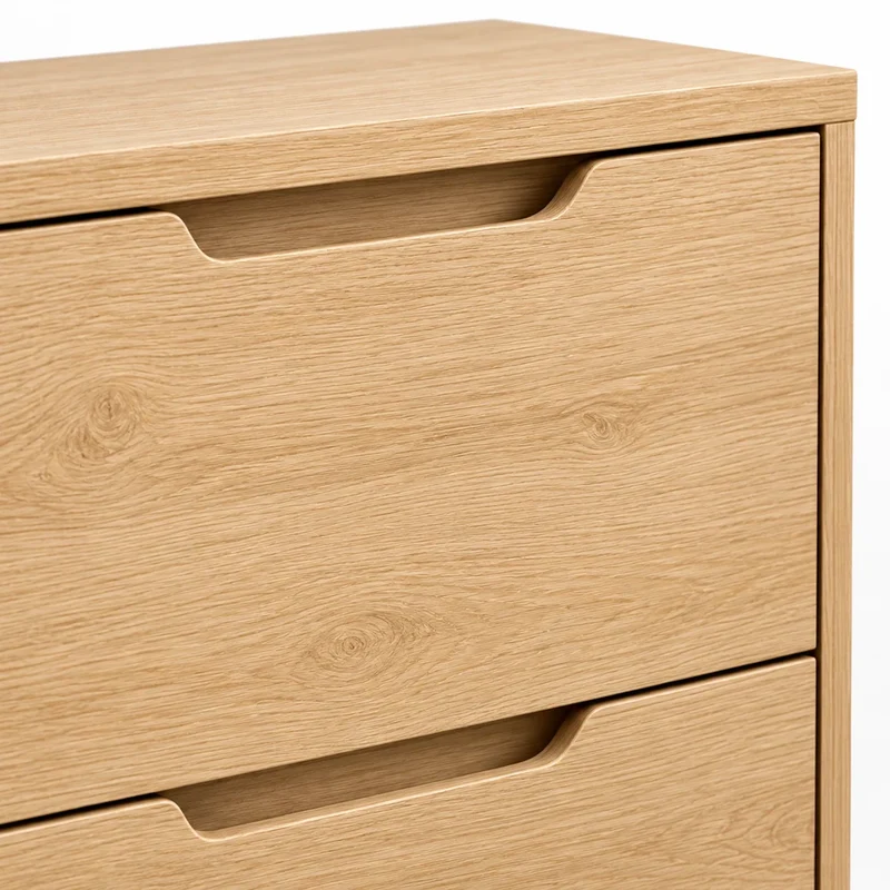 Schuhschrank Schmal Helle Eiche – 4 Klappen für bis zu 16 Paar
