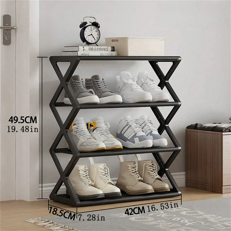Schuhregal erweiterbar mit 4 Ebenen