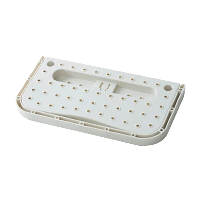 Schuh-Wandhalter Grau aus Kunststoff – 28 × 15 cm