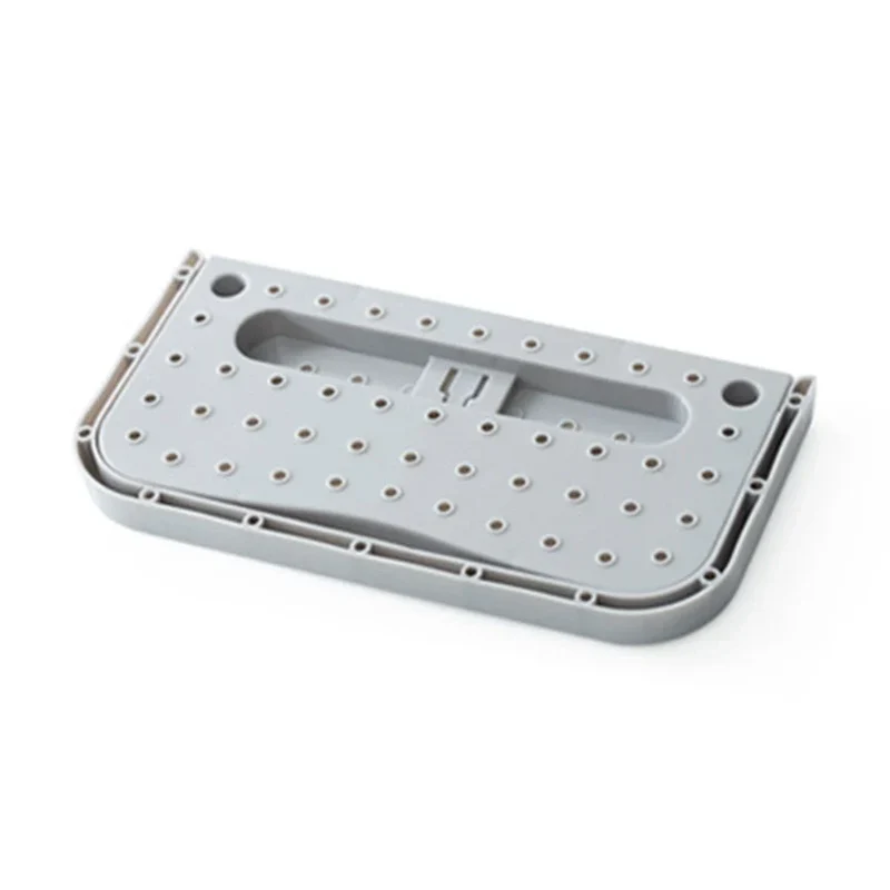 Schuh-Wandhalter Grau aus Kunststoff – 28 × 15 cm