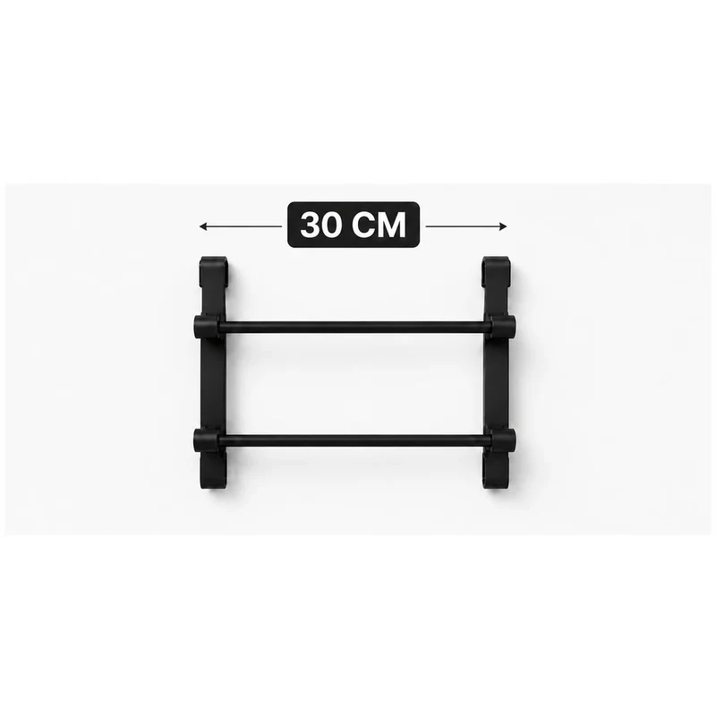 Klappbares Wand-Schuhregal – 2 Ebenen, 30/50 cm