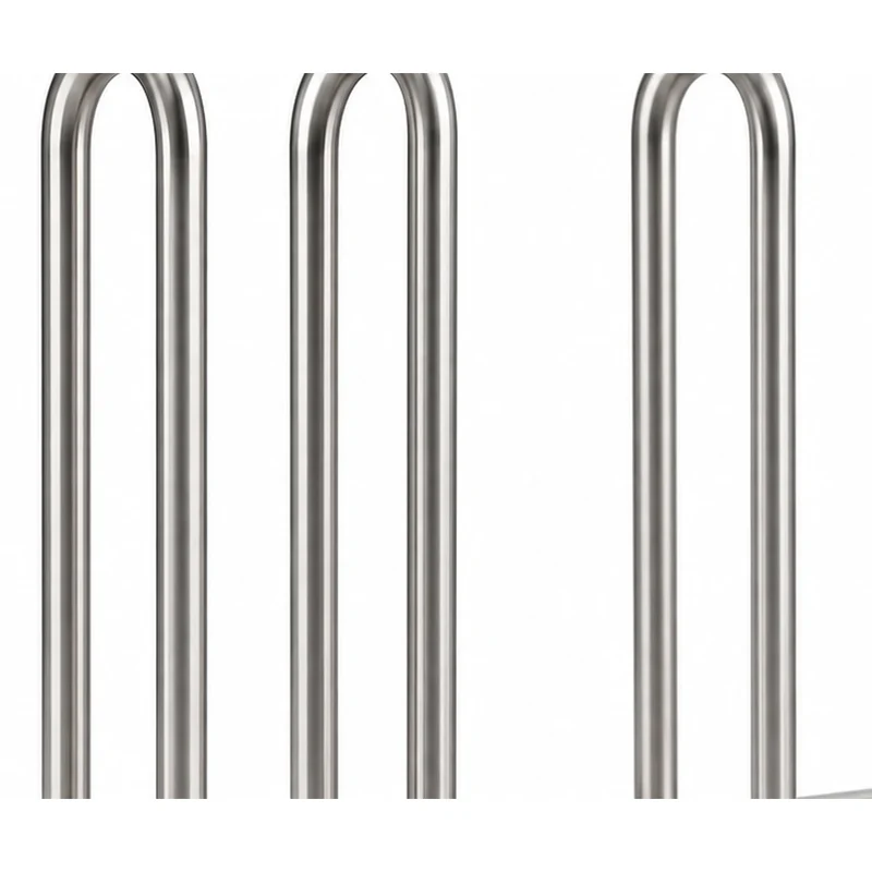 Stiefelhalter Silber für 3 Paar – 57,2 × 18,2 × 43 cm