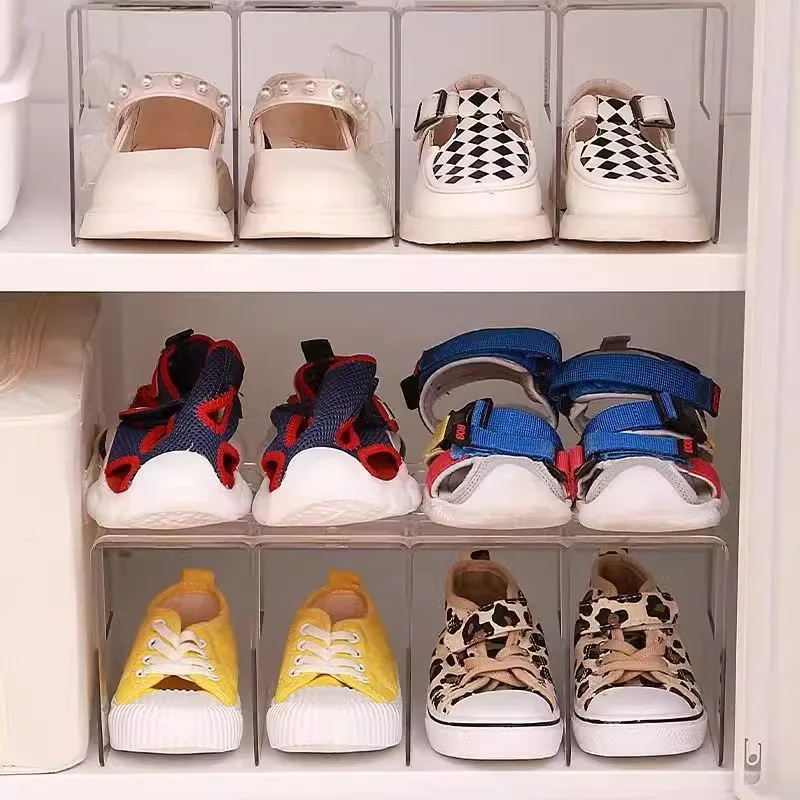 Transparente Schuhbox Stapelbar für Sneakers Schuhaufbewahrung