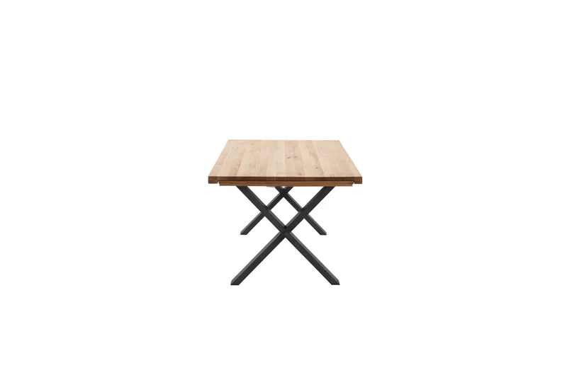 Esstisch Massivholztisch Auszugstisch +Eiche Massiv +Metallgestell +Neu auf Lager