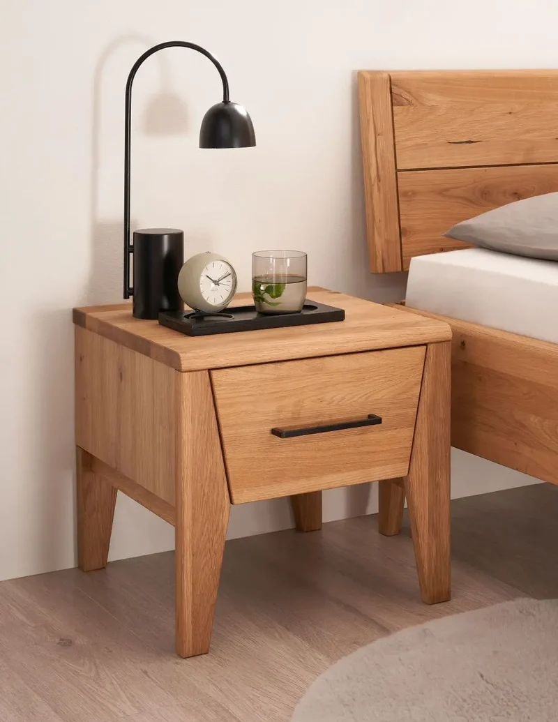Nachttisch Schlafzimmer +Massivholz +Eiche +als Set erhältlich