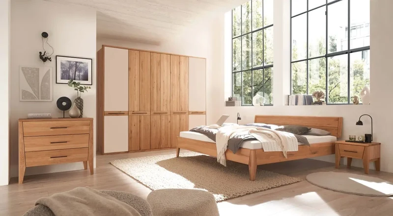Nachttisch Schlafzimmer +Massivholz +Eiche +als Set erhältlich