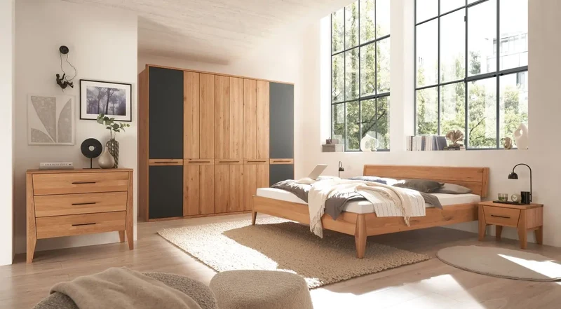 Nachttisch Schlafzimmer +Massivholz +Eiche +als Set erhältlich