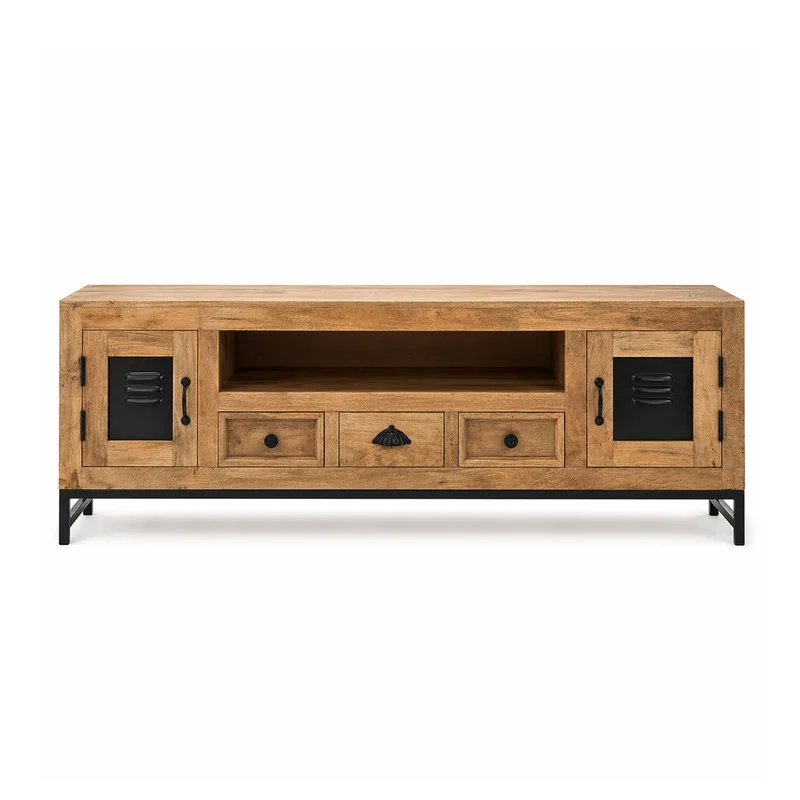 TV-Lowboard Mangoholz massiv - Willow