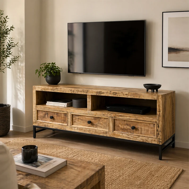 TV-Lowboard Mango massiv - Smeets