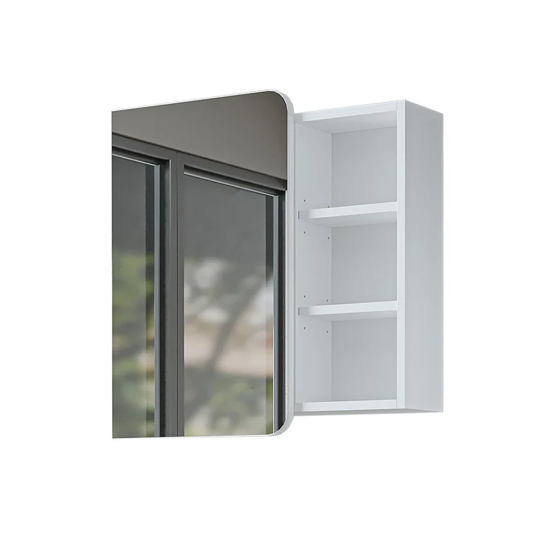 Roomart Badmöbel-Set LYCIA 82 cm, 4-teilig mit Spiegelschrank und Hochschrank, in 4 Farben