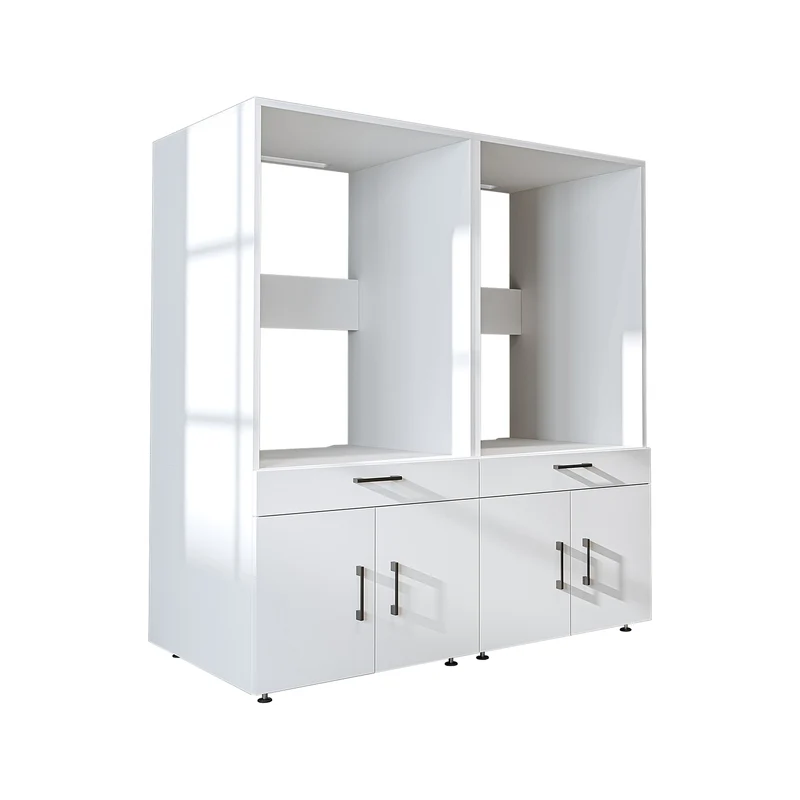 Roomart Waschmaschinenschrank SERIE 3, 134 cm, Doppelschrank mit Ausziehbrett, in 3 Farben