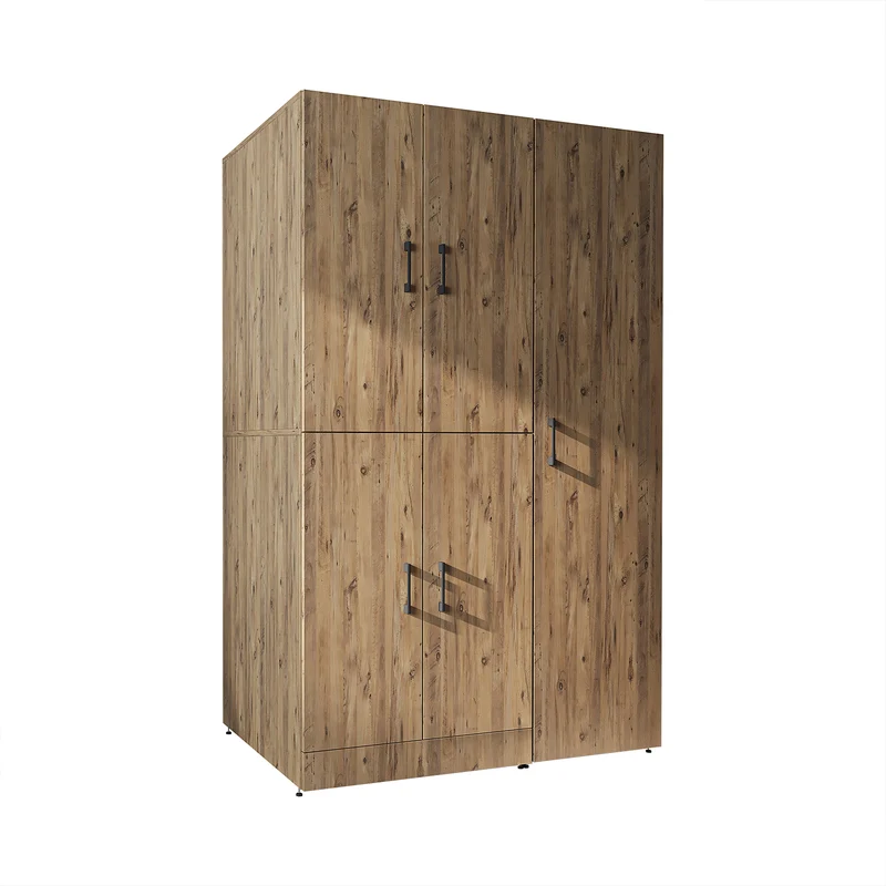 Roomart Waschmaschinenschrank DORA-II, 115 cm, für Waschmaschine und Trockner, in 5 Farben