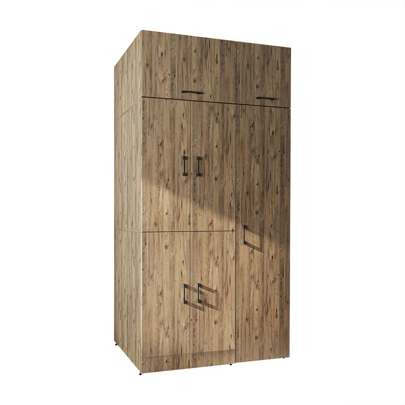 Roomart Waschmaschinenschrank DORA-II, 115 cm, für Waschmaschine und Trockner, in 5 Farben