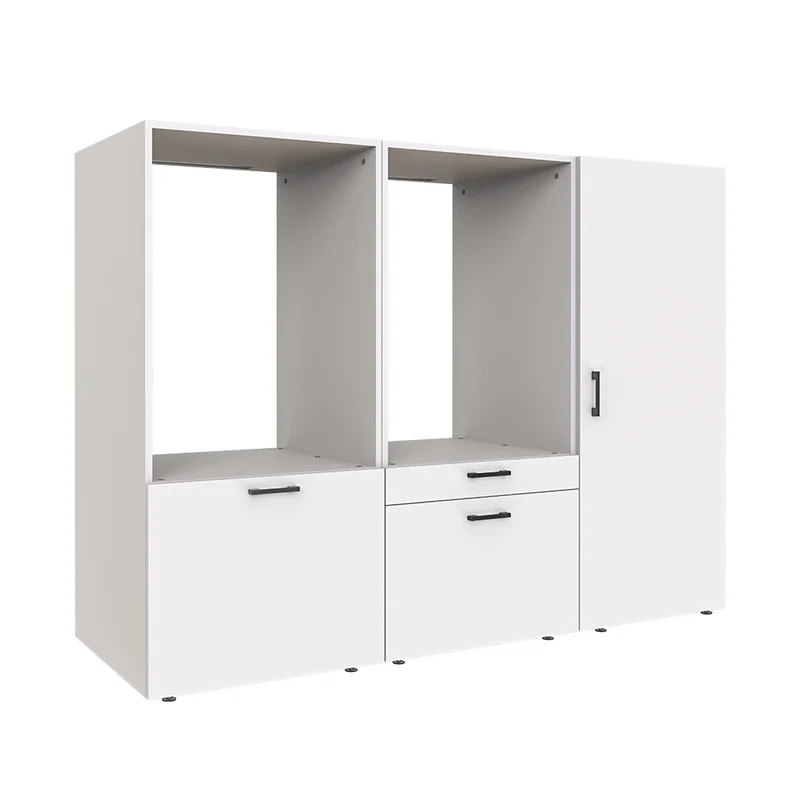 Roomart Waschmaschinenschrank SERIE 2, niedrige Schrankwand 194 oder 254 cm, in 2 Farben