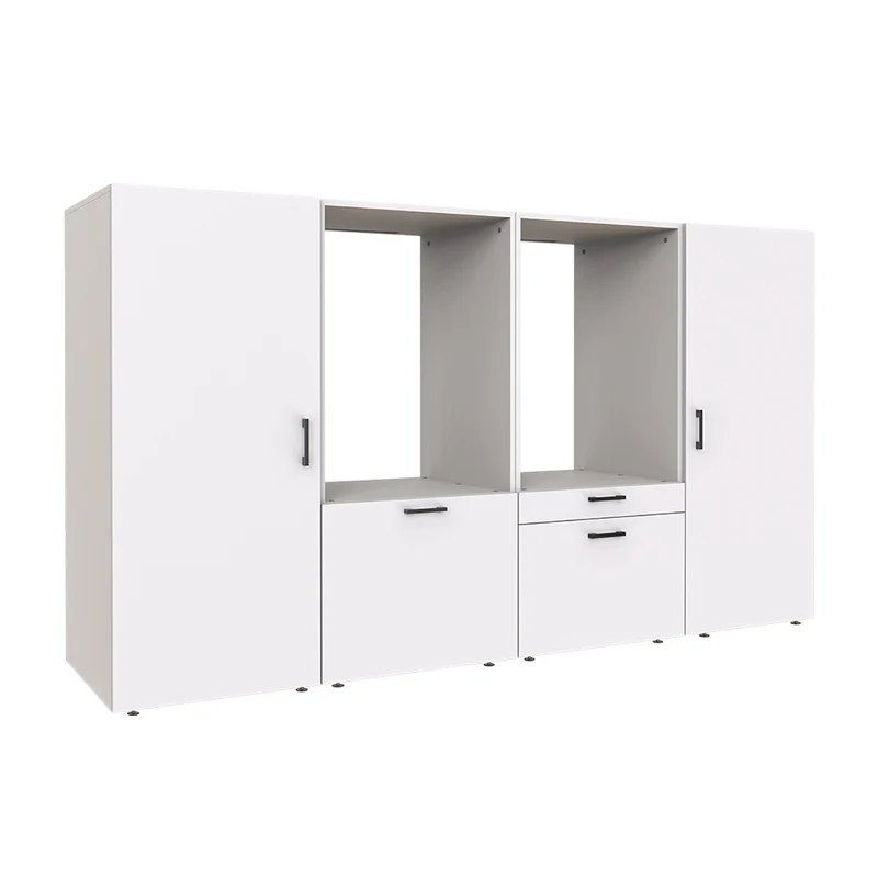 Roomart Waschmaschinenschrank SERIE 2, niedrige Schrankwand 194 oder 254 cm, in 2 Farben