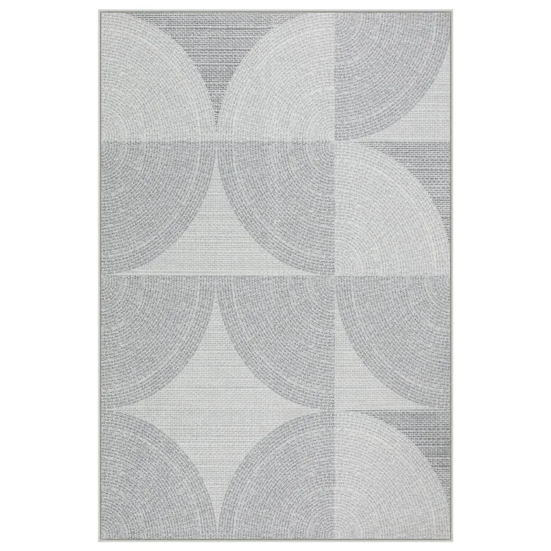 Tribesigns Geometrischer Teppich, Moderner Kurzflor Wohnzimmerteppich, Waschbar & Rutschfest