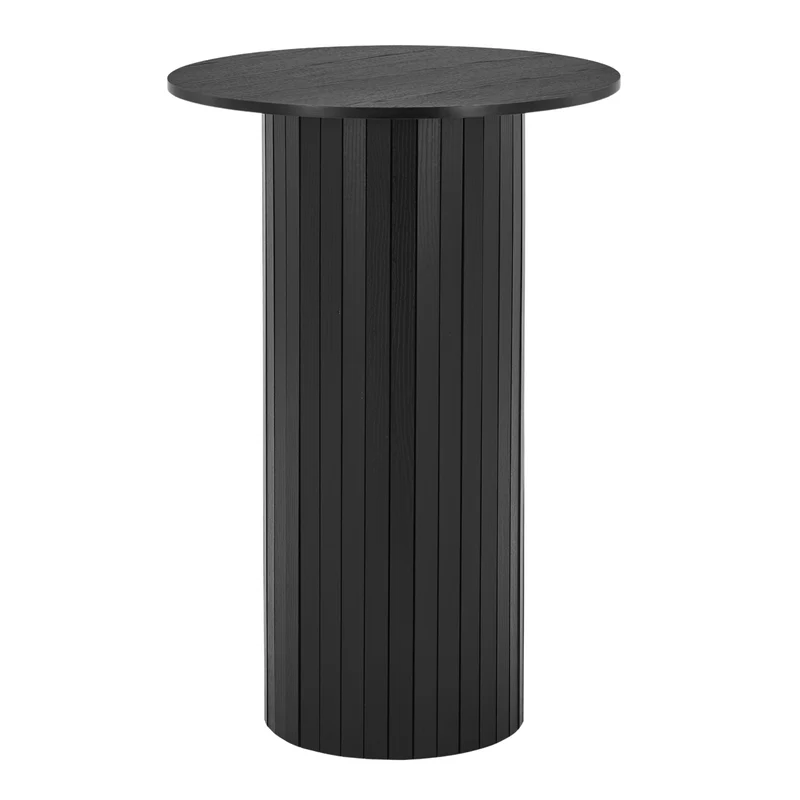 Riccardo Stehtisch in Schwarz, Ø 70 cm