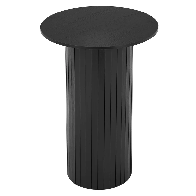 Riccardo Stehtisch in Schwarz, Ø 70 cm