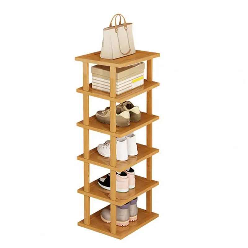 Schuhregal Bambus 6 Ebenen 96x25x23 cm Schuhaufbewahrung