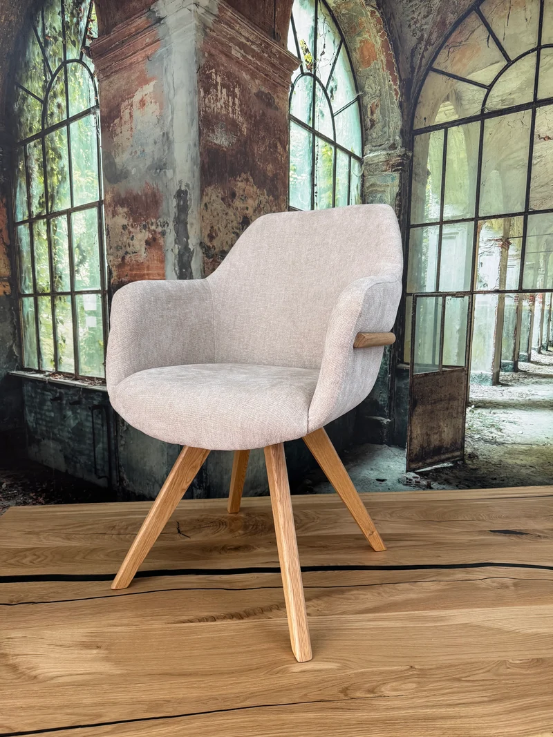 Esszimmerstuhl Stuhl Stühle +Holzdekor +Dreh-Rück-Funktion +extra dick gepolstert +Massivholzfüße +verschiedene Farben +Neu auf Lager
