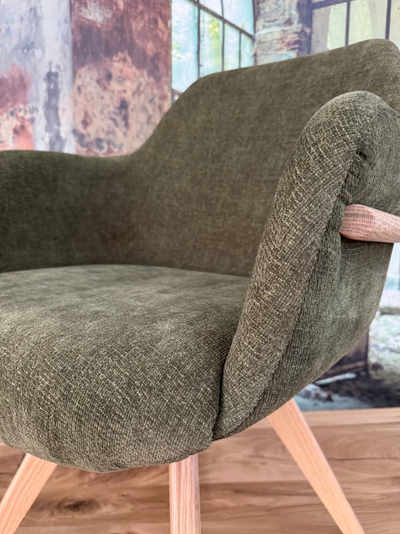 Esszimmerstuhl Stuhl Stühle +Holzdekor +Dreh-Rück-Funktion +extra dick gepolstert +Massivholzfüße +verschiedene Farben +Neu auf Lager