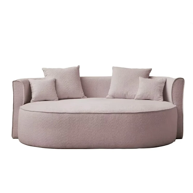 2,5 Sitzer Loungesofa Boucle hellflieder – Isalie