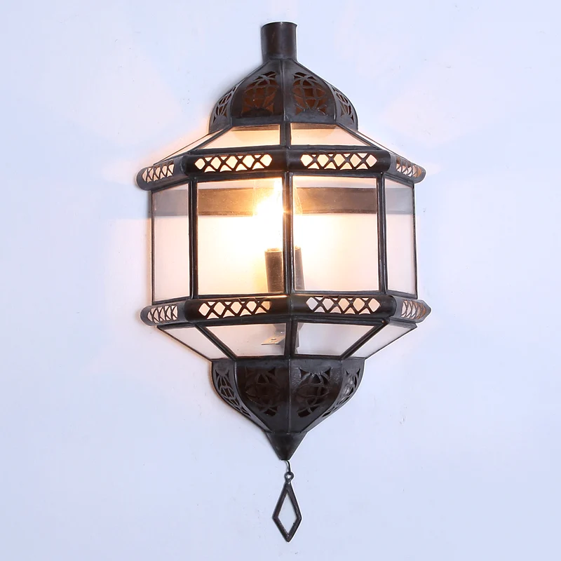 Wandlampe aus Marokko Trombi transparent
