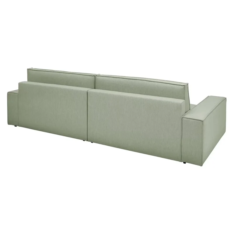 Big Sofa Leinenoptik hellgrün - Sherwood