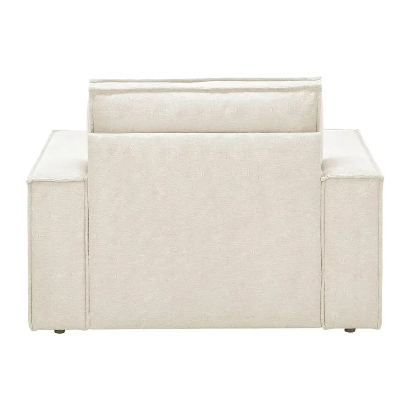 Loveseat Sessel Webstoff creme - Finnley