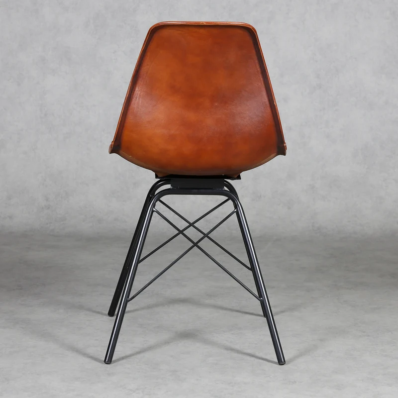 Esszimmer Stuhl Leder Braun